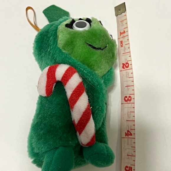 Vintage Yumkins Pea Pod Plush Ornament Del Monte Vegetables 1991 - Picture 4 of 7